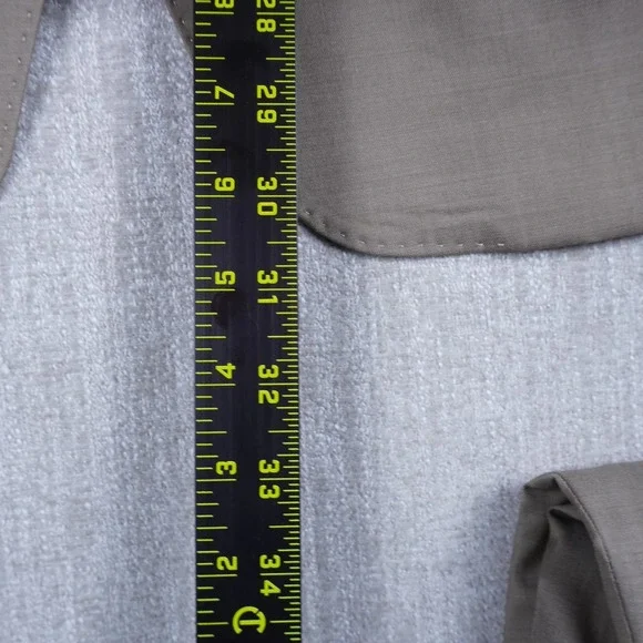 Zara Men 2 Piece Suit Set Size 42 Beige 100% Wool 36x30 Trousers Classic Fit - Picture 10 of 16